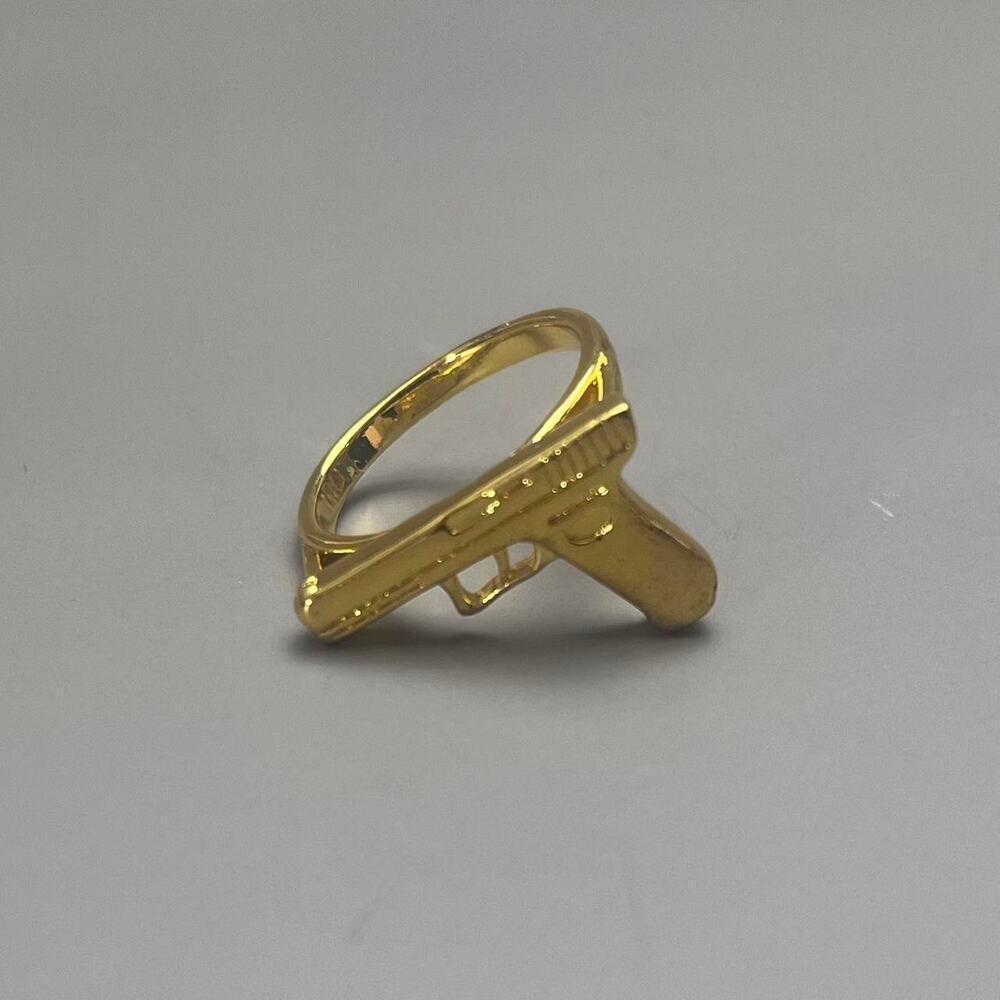 Y2k vintage gold pistol